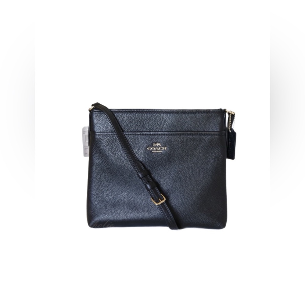 Coach vintage timeless  navy blue  pebble Leather Crossbody Bag